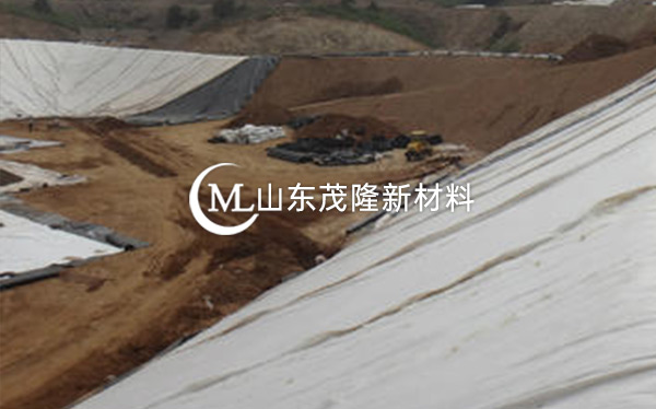 《山東濱州垃圾填埋場(chǎng)》土工布、土工膜施工